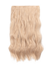 22 Inch Natural Wave One Piece Clip In Hair Extensions champagne blonde