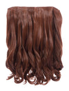 copper red 16 Inch Curly One Piece Clip in Hair Extensions