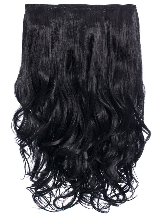 Selena 1-piece Weft Curly Hair Extensions In Jet Black | KoKo | Latest In  Womens Fashion