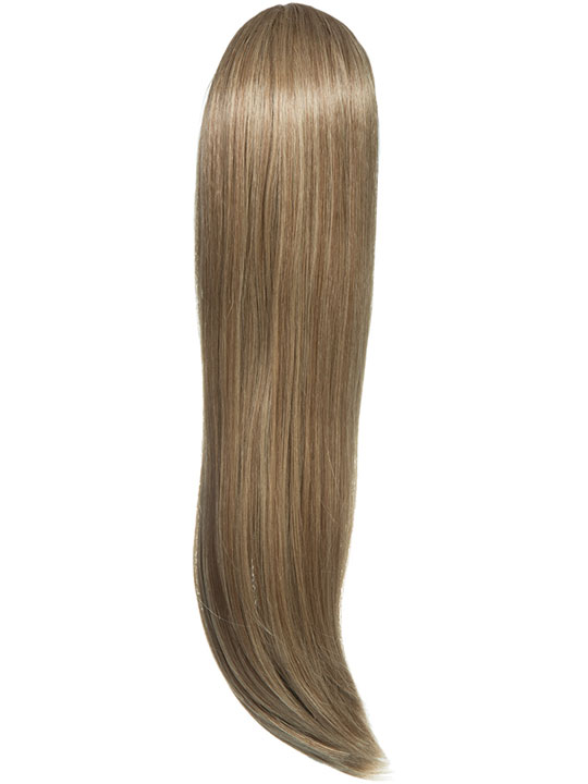 straight ponytail in harvest blonde