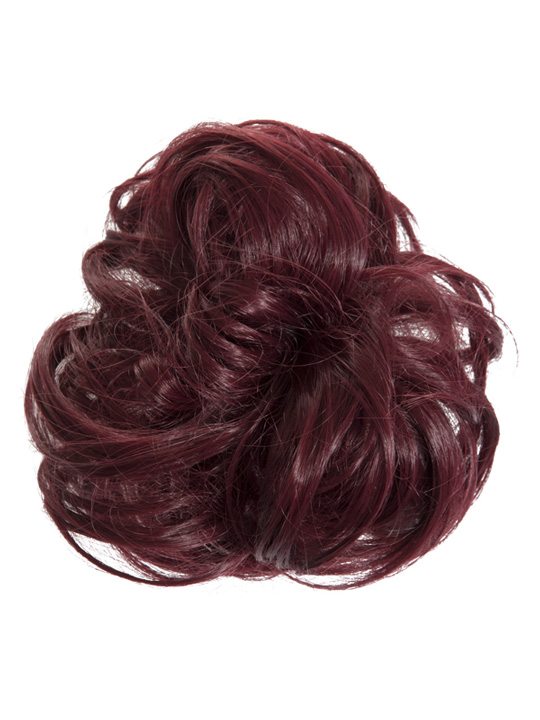 Large Hair Scrunchie Burgundy