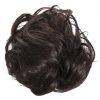 large hair scrunchie dark brown