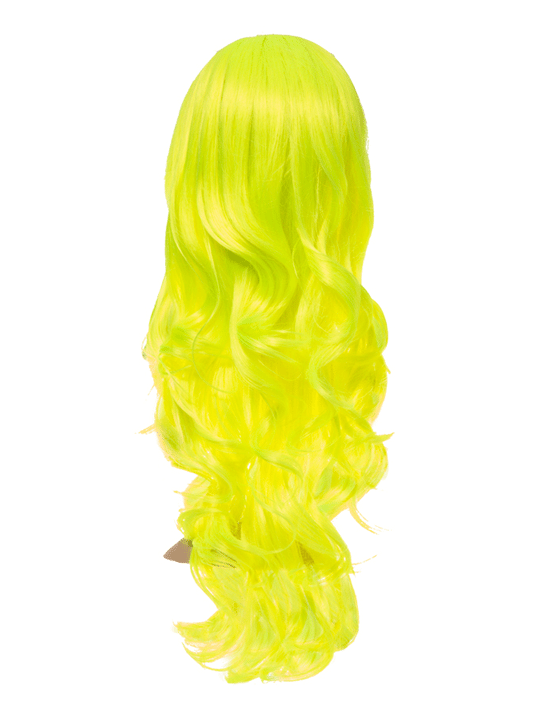 Fluorescent Long Curly Party Wig