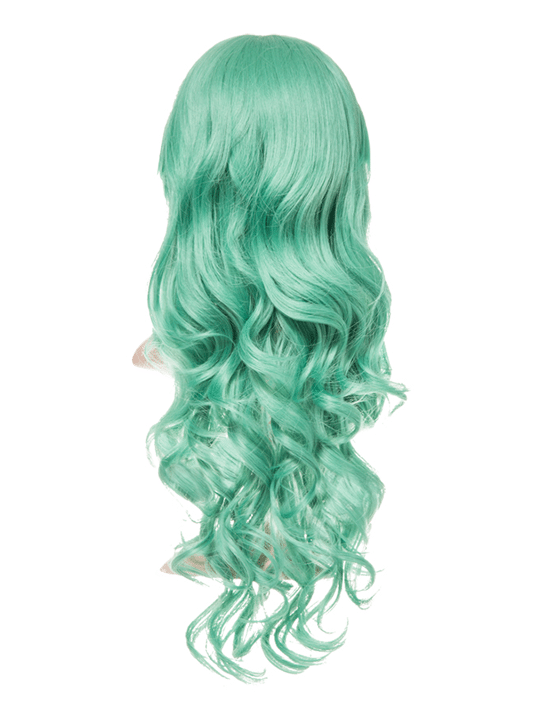 Emerald Green Long Curly Party Wig