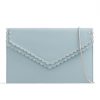 Serenity Scalloped Faux Leather Envelope Bag