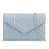 Serenity Quilted Soft Faux Leather Clutch Bag