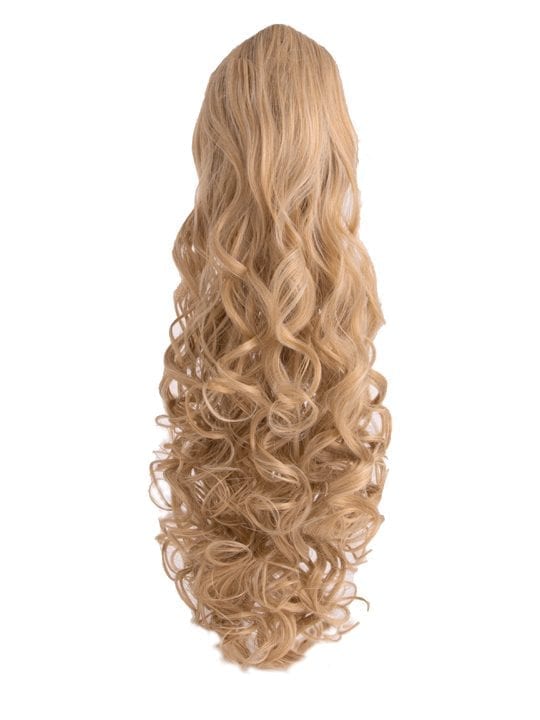 Curly Ponytail in Honey Blonde