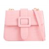 Pink Belt Detail Shoulder Bag