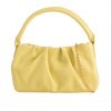 Yellow Ruched Handbag