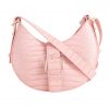 Pink Buckle Shoulder Bag