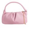 Pink Ruched Handbag
