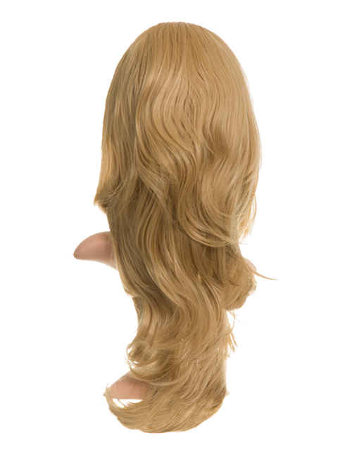 Carmel Blonde Wavy Layered Half Head Wig