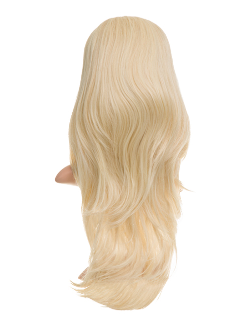 Light Blonde Wavy Layered Half Head Wig