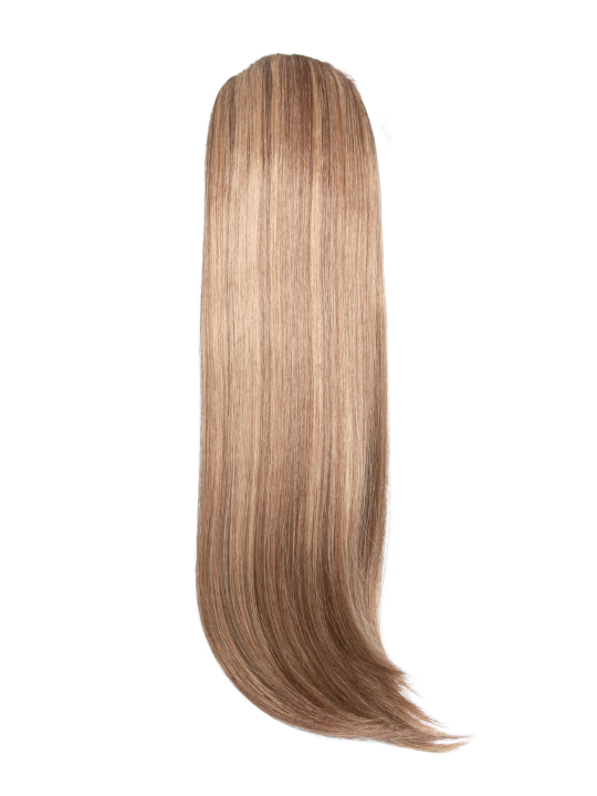 Long Straight Mellow Brown Ponytail