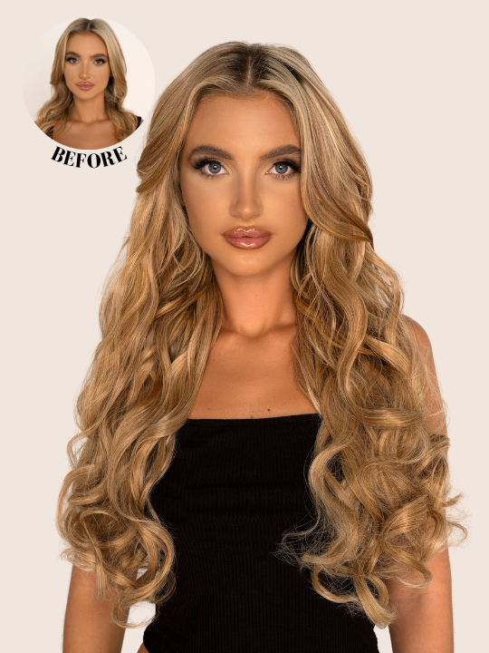 Angella 8 Piece 18 Inch Curly Hair Extensions